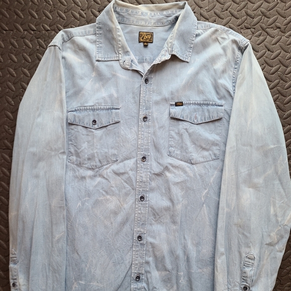 Obey Tie Dyed Dress Shirt - Picture 1 of 4
